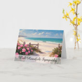 Carte *~* Clôtures Rose Beach TV2 Sympathie Amour Lumièr (Fleur jaune)