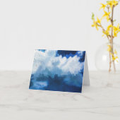 Carte Cloud Abstrait (Fleur jaune)