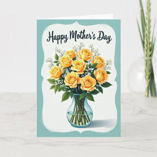 Carte Cloud Border Floral Card