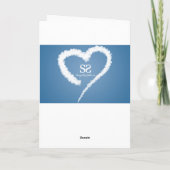 Carte Cloud en forme de coeur sans fin (Dos)