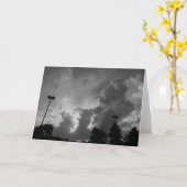Carte Cloudscape / Noir (Fleur jaune)