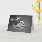 Carte Cloudscape / Noir (Fleur jaune)