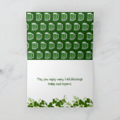 Carte Clover chanceux de la Saint-Patrick (Intérieur)