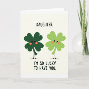 Carte Clover Fille Chanceuse