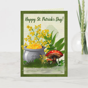 Carte Clover Trail Whimsical Folk Art PERSONNALISÉ