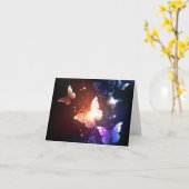 Carte Clowing Night Butterflies (Fleur jaune)