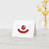 Carte Clown (Fleur jaune)