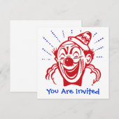 Carte clown (Devant / Derrière)