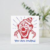 Carte clown (Debout devant)