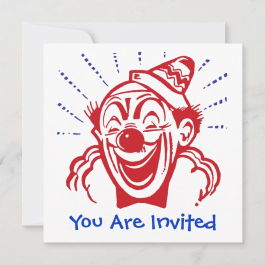 Carte clown (Devant)