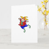 Carte Clown danseuse de ballet (Fleur jaune)