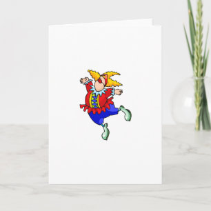 Carte Clown danseuse de ballet