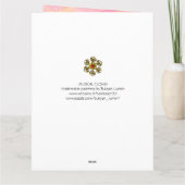 Carte CLOWN MUSICAL AVEC PAILLETTES ROSES Joyeux Anniver (Dos)