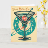 Carte Club Atomic Martini Espace Âge (Fleur jaune)