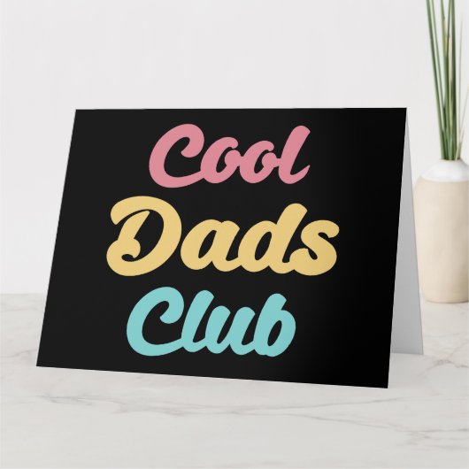 Carte Club cool Dads II (Devant)