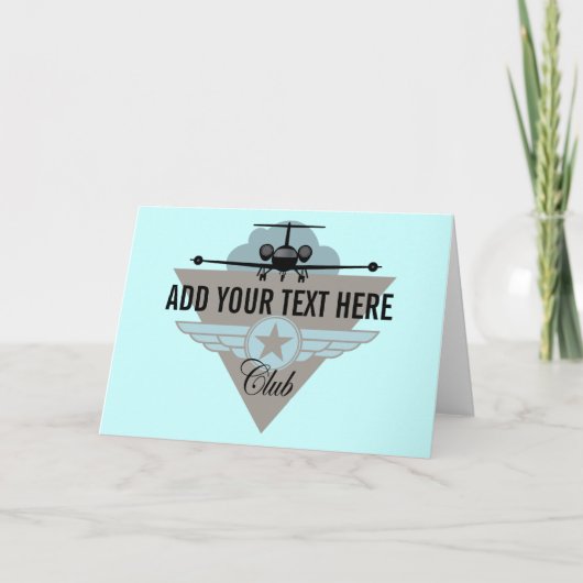 Carte Club d'avion à réaction (Devant)
