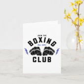 Carte Club de boxe 1 (Fleur jaune)
