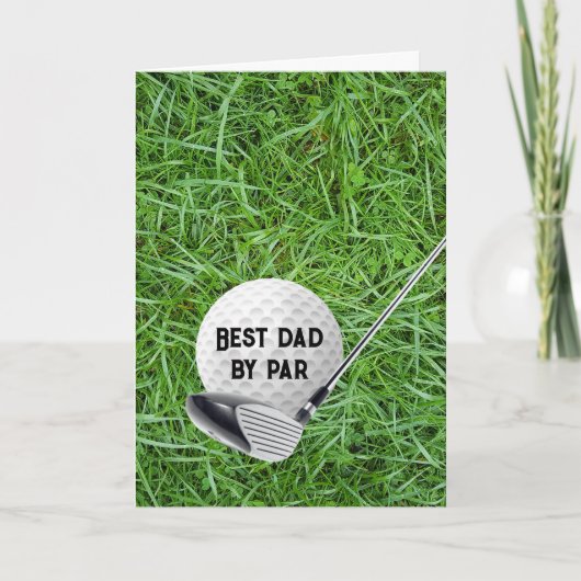 Carte Club de golf avec Ball Pour Anniversaire (Devant)