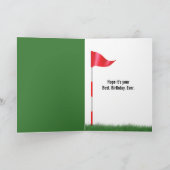 Carte Club de golf avec Ball Pour Anniversaire (Intérieur)
