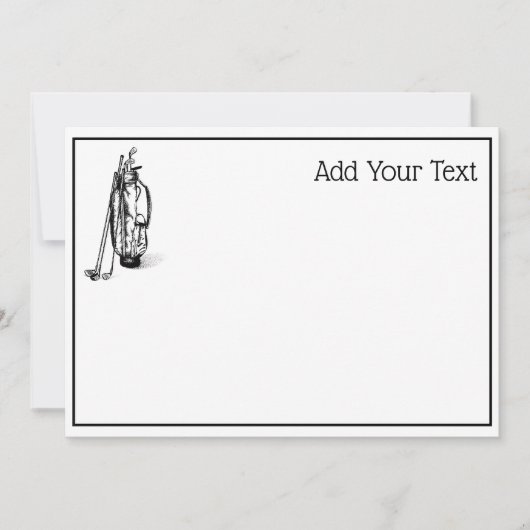 Carte Club de golf Golf Bag (Devant)