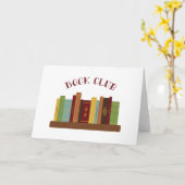 Carte Club de lecture (Fleur jaune)