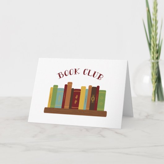 Carte Club de lecture (Devant)