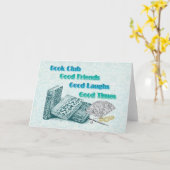 Carte club de lecture (Fleur jaune)