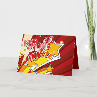 Carte Club de l'invitation No.40