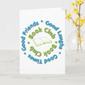 Carte club de livres bons amis (Fleur jaune)