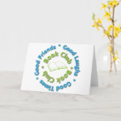 Carte club de livres bons amis (Fleur jaune)