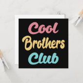 Carte Club des Frères cool II (Devant/Arrière en situation)