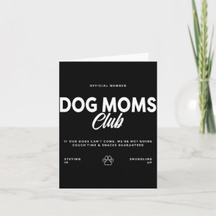 Carte Club des mamans de chiens si nos chiens ne peuvent