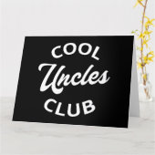 Carte Club des oncles cool I (Fleur jaune)