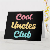Carte Club des Oncles Cool II (Fleur jaune)