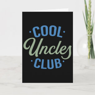 Carte Club des Oncles Cool Meilleur Oncle Ever Drôle Poc