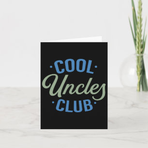 Carte Club des Oncles Cool Meilleur Oncle Ever Drôle Poc