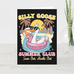 Carte Club d'été Silly Goose Club de vacances d'été Plag