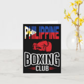 Carte Club philippin de boxe drapeau (Fleur jaune)