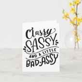 Carte Cly Sy And A Little Bad-y Motivational Gift  (Fleur jaune)