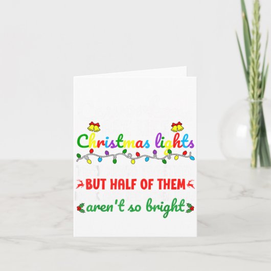 Carte Co-workers Are Like Christmas Lights They Hang Tog (Devant)