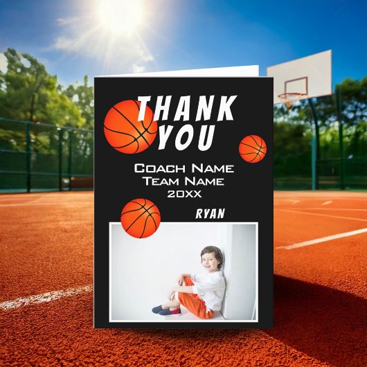 Carte Coach Merci de basket-ball