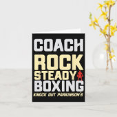 Carte Coach Rock Steady Boxing Beat Parkinson's (Fleur jaune)