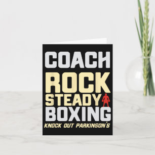 Carte Coach Rock Steady Boxing Beat Parkinson's