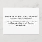 Carte coaching "Remerciez vos problèmes" (Dos)