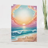 Carte Coastal Birthday Blessings (Dos)