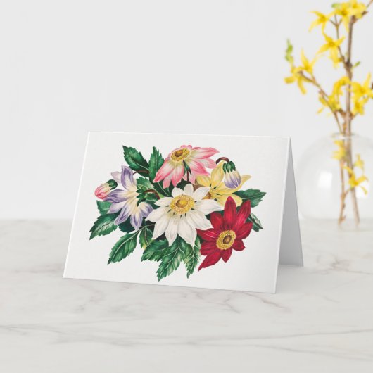 Carte Cobweb Valentine, peinture d'art, (Fleur jaune)