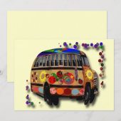 Carte Coccinelle Bus (Devant / Derrière)