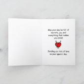 Carte Coccinelle d'anniversaire (Intérieur)