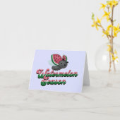 Carte Coccinelle de la Saison des Pastèques (Fleur jaune)