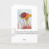 Carte Coccinelle et champignon (Dos)